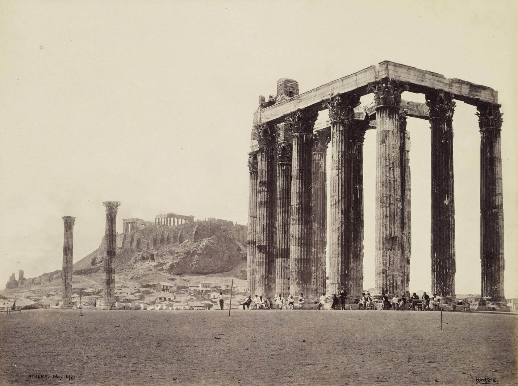 Acropolis and Temple of Jupiter Olympus [Athens, Greece]