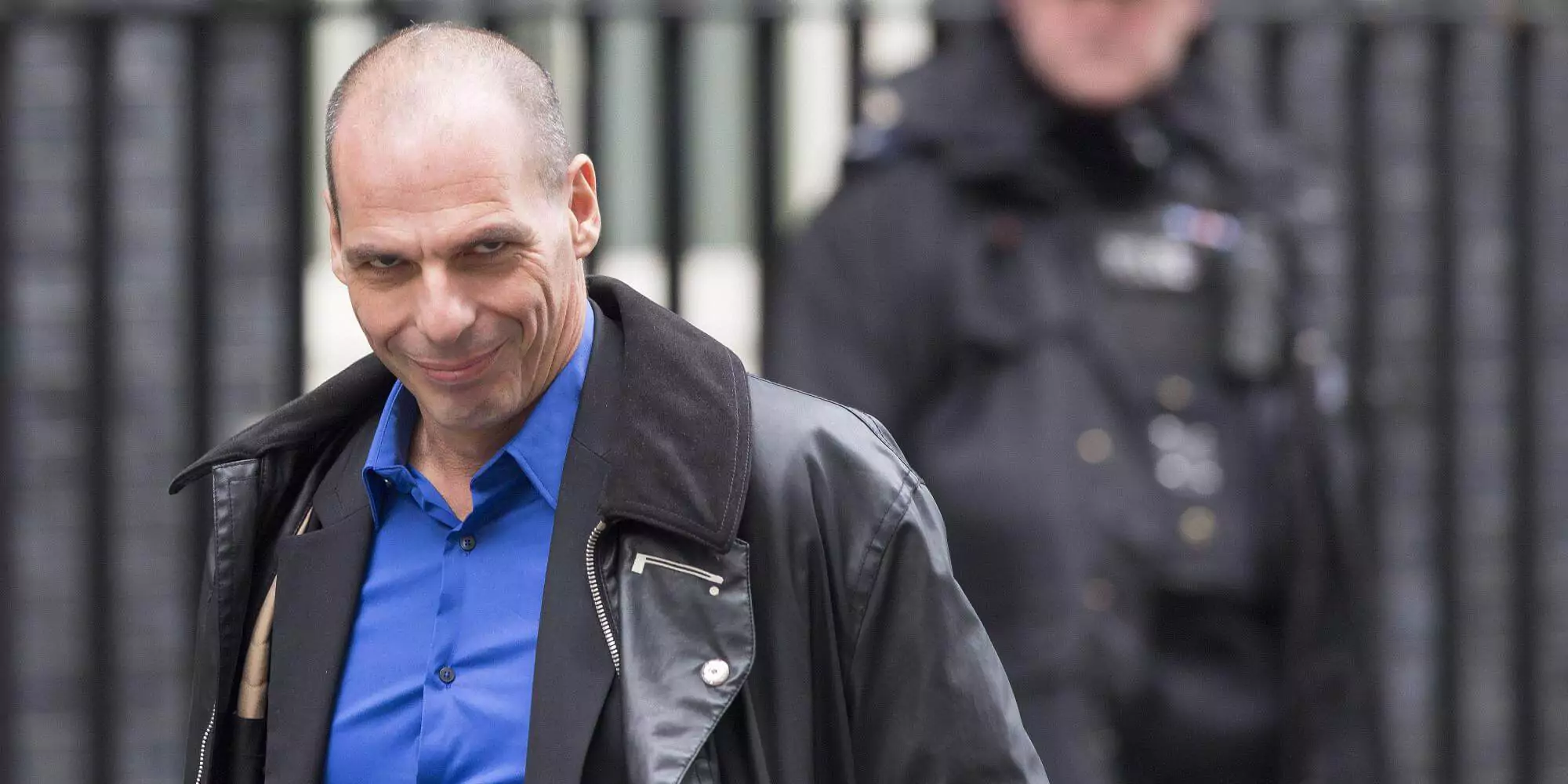 U.K. Chancellor Of The Exchequer George Osborne Greets New Greek Finance Minister Yanis Varoufakis